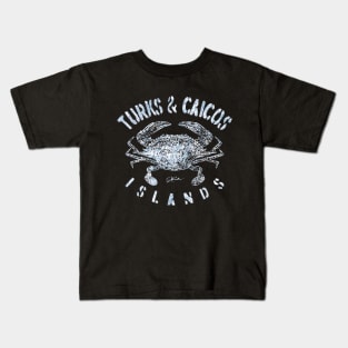 Turks & Caicos Islands Blue Crab Kids T-Shirt